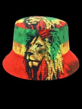 Lion Face Bucket Hat Unisex, 22"-23"